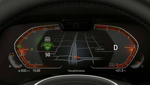 Display instrument cluster Driving Assistant Professional BMW X5 G05 2018 cockpit